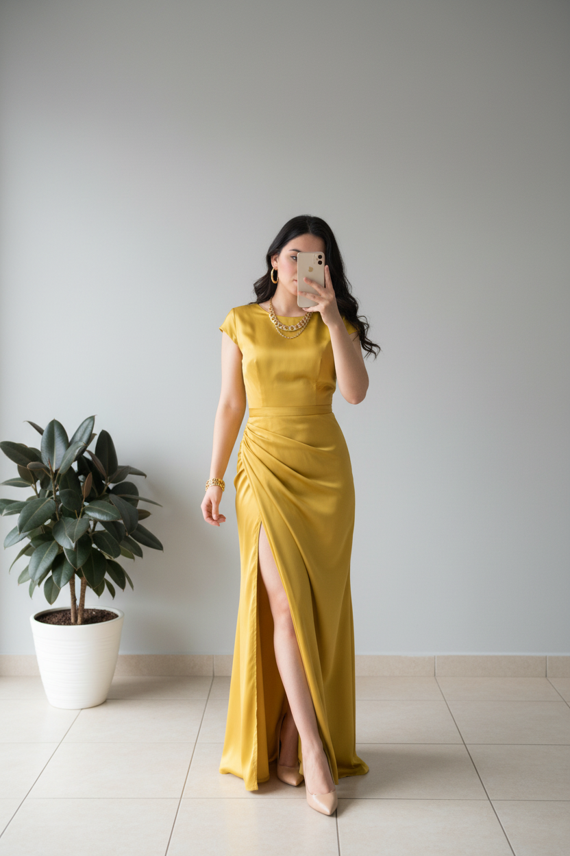 Vestido elegante en ceda cod.249