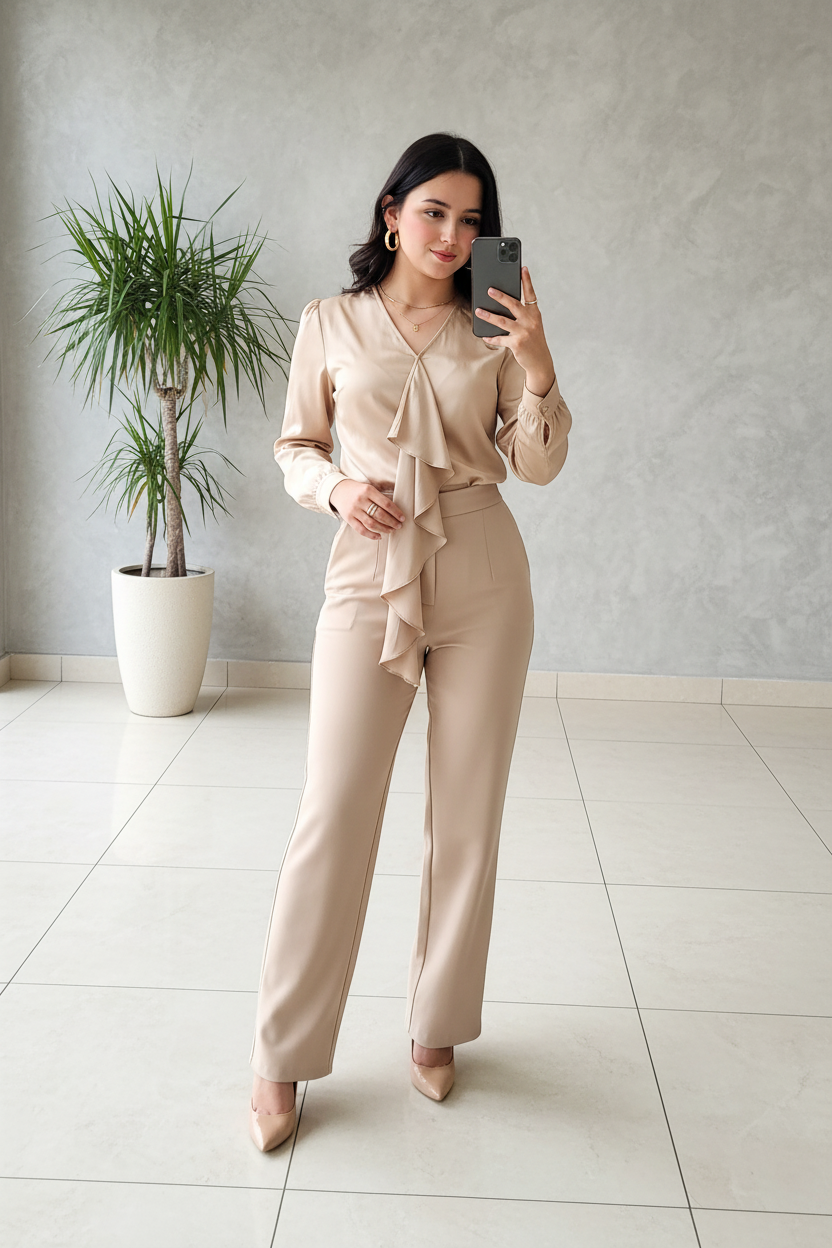Conjunto Beige: cod.409