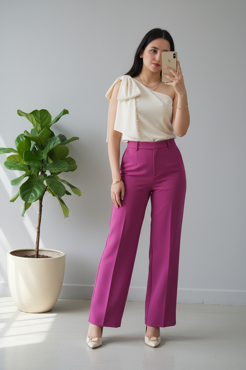 Pantalón formal Palazzo cod.147