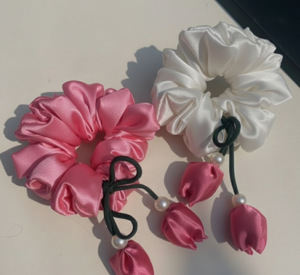 Set de 2 scrunchies