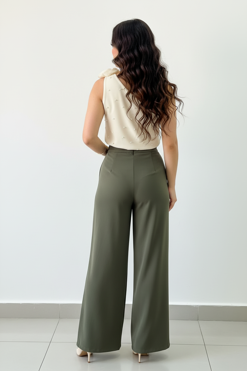 Blusa corte asimétrico con decoración única y exclusiva cod.123