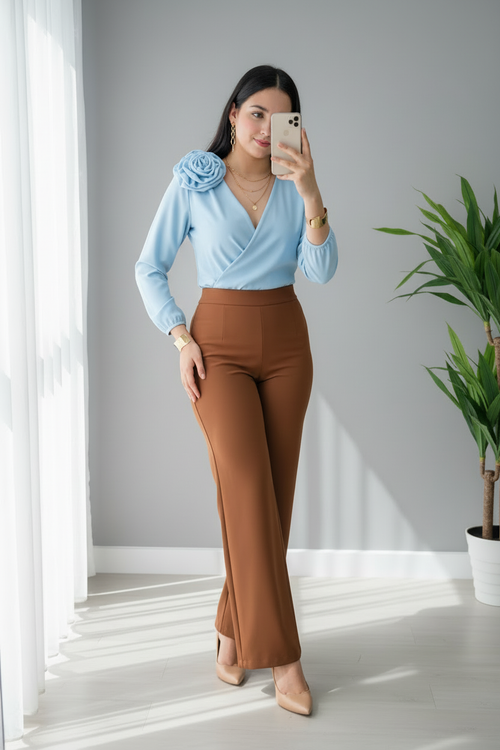 Blusa Céleste — Rosa Azul cod.754