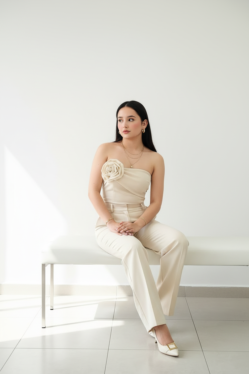 Conjunto formal elegante modelo exclusivo cod. 196