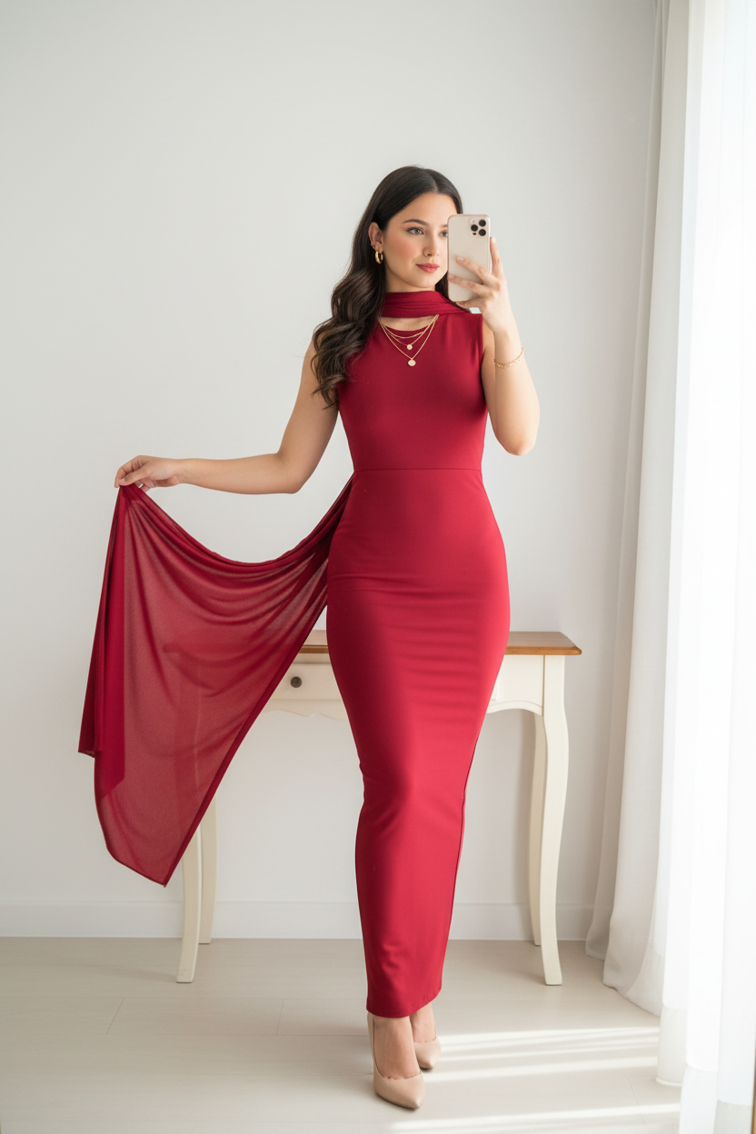 Vestido elegante cod.11187