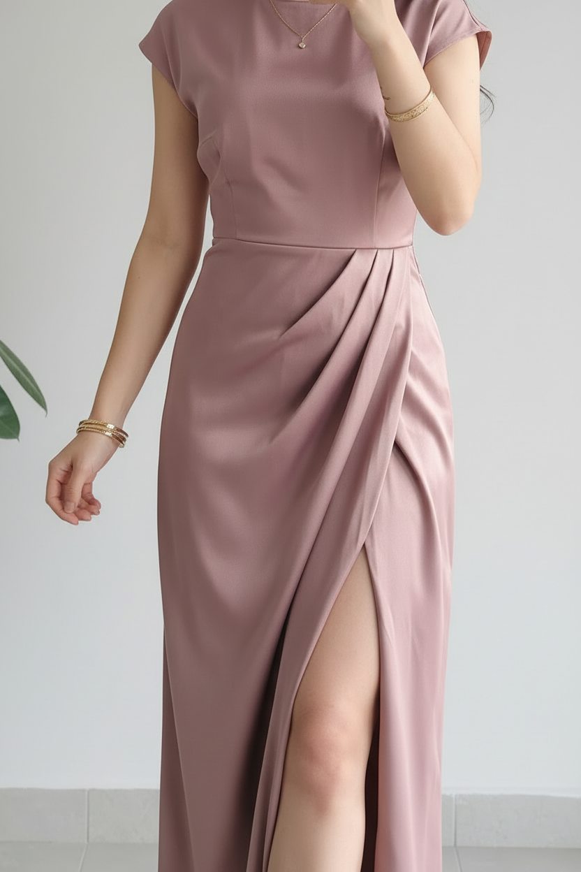 Vestido elegante en ceda cod.249