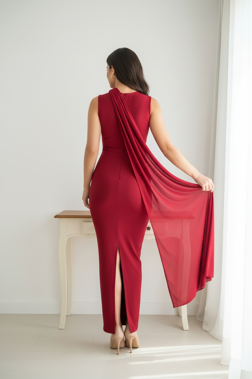 Vestido elegante cod.11187