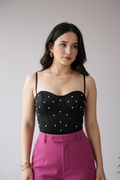 Corset en tono negro cod.177
