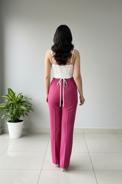Set de 3 piezas, bleizer, corset más pantalón formal cod.176