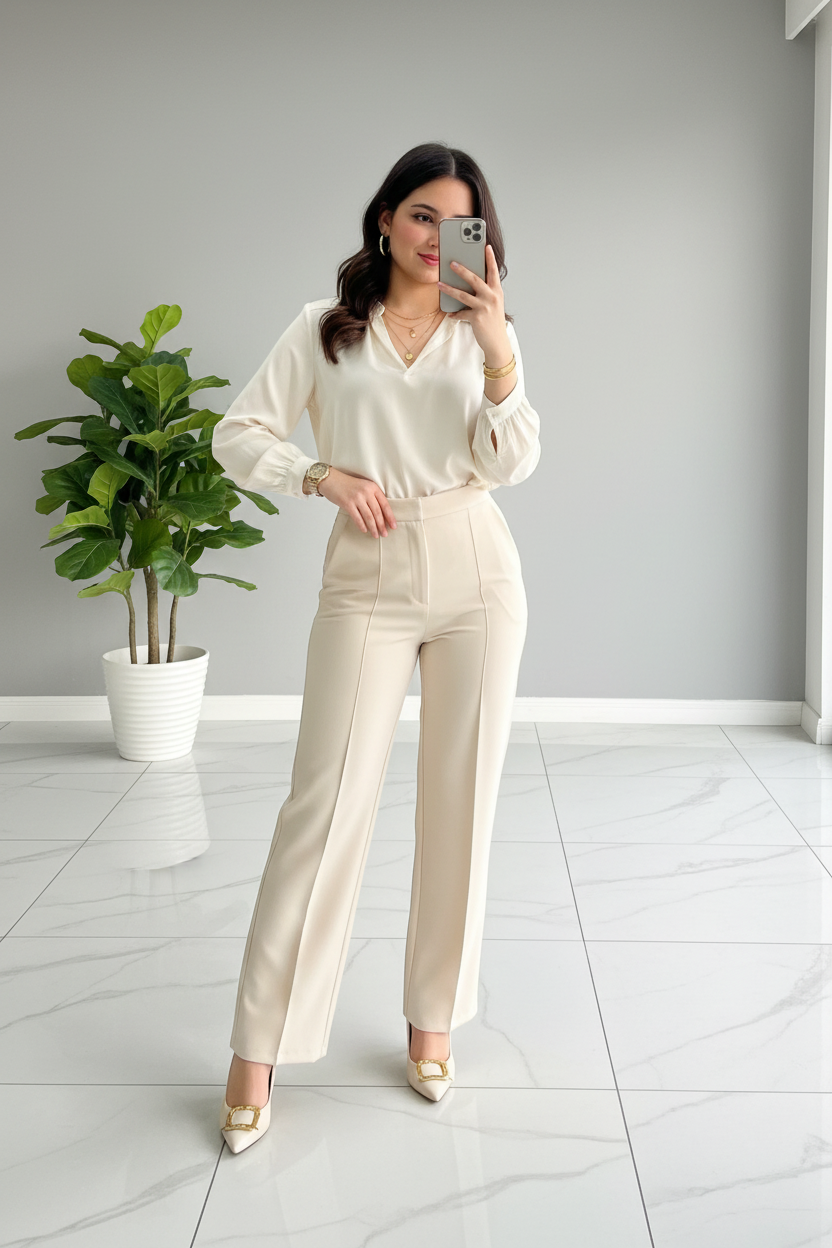 Conjunto Ejecutivo Marfil: Elegante cod.314