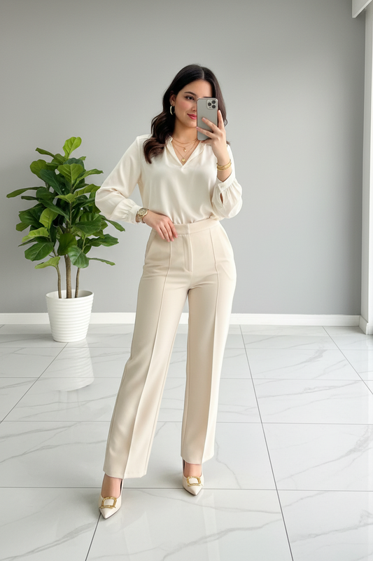 Conjunto Ejecutivo Marfil: Elegante cod.314