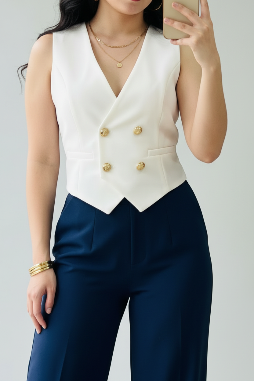 Blusa tipo chaleco cod.165