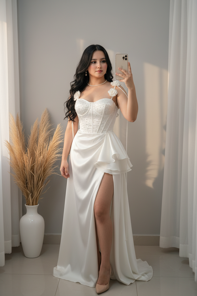 Vestido Blanc Fleur cod.0V202