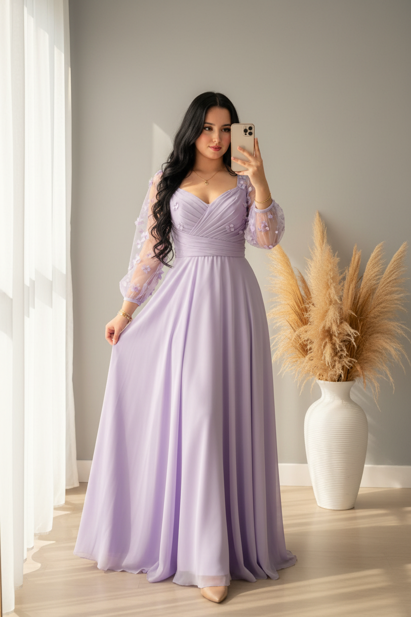 Vestido Lavande  cod.00192