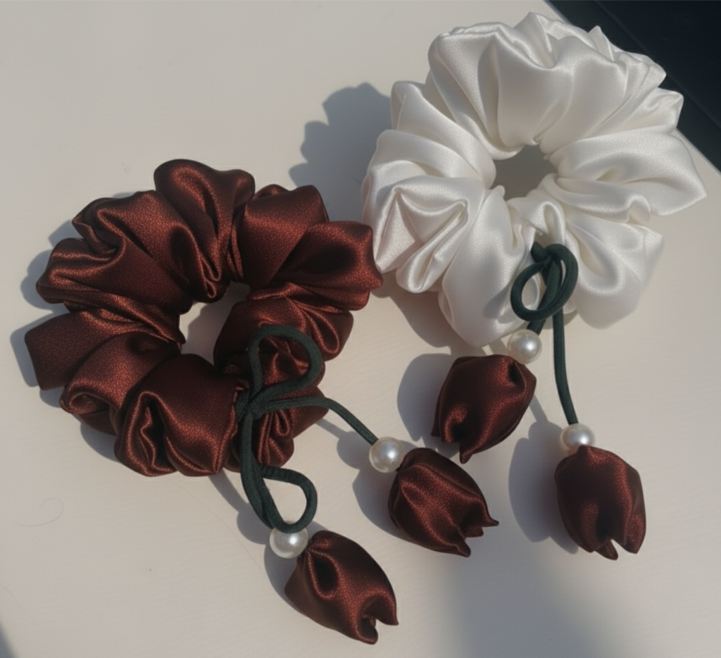 Set de 2 scrunchies