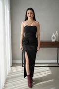 Vestido negro exclusivo cod.106