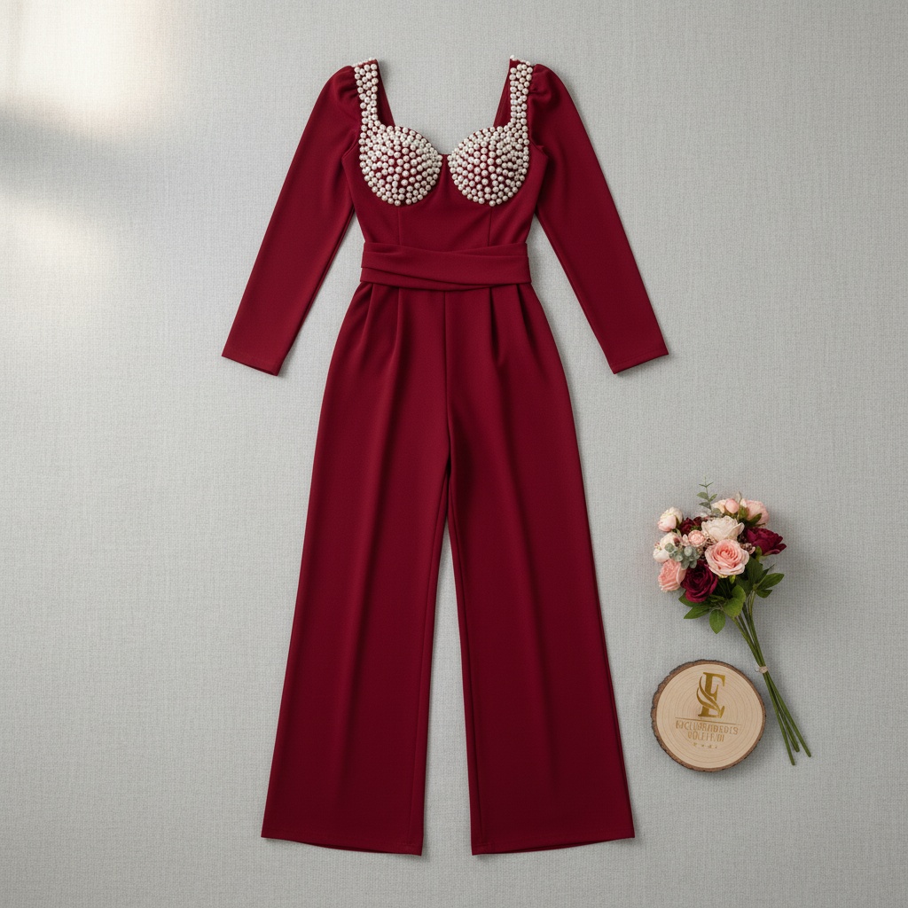 Enterizo en color cherry cod.11133