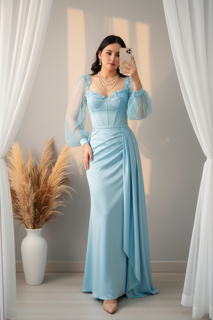 Vestido Azur Nacré cod.00196
