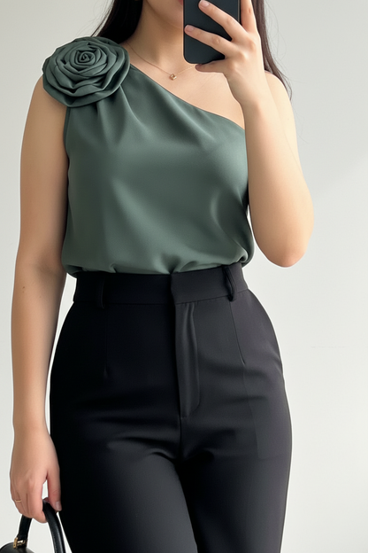 Outfits pantalón sastre formal más blusita cod.224