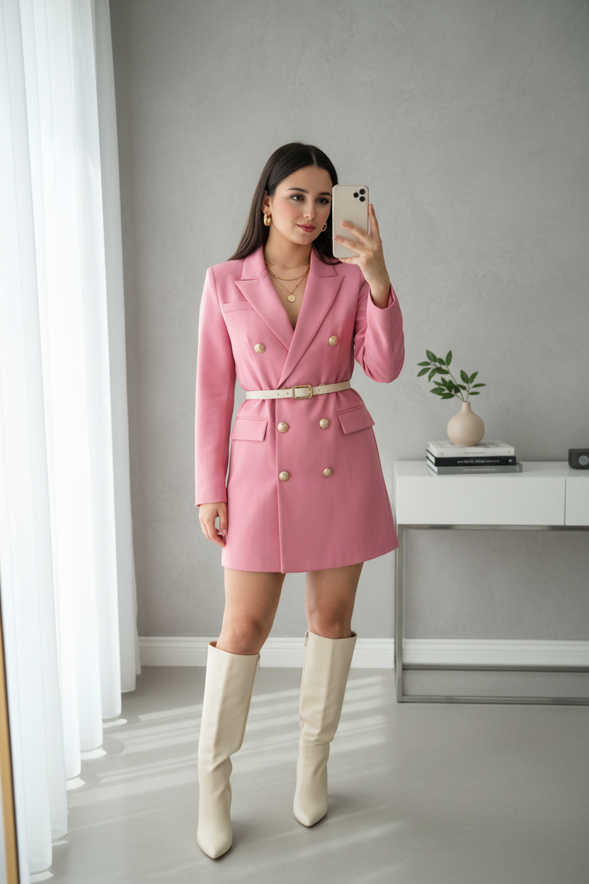 Vestido modelo bleizer cod.113