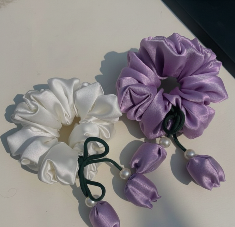 Set de 2 scrunchies