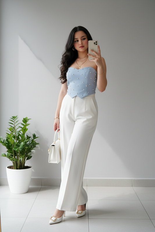 Outfits blusa más pantalón formal sastre cod.218