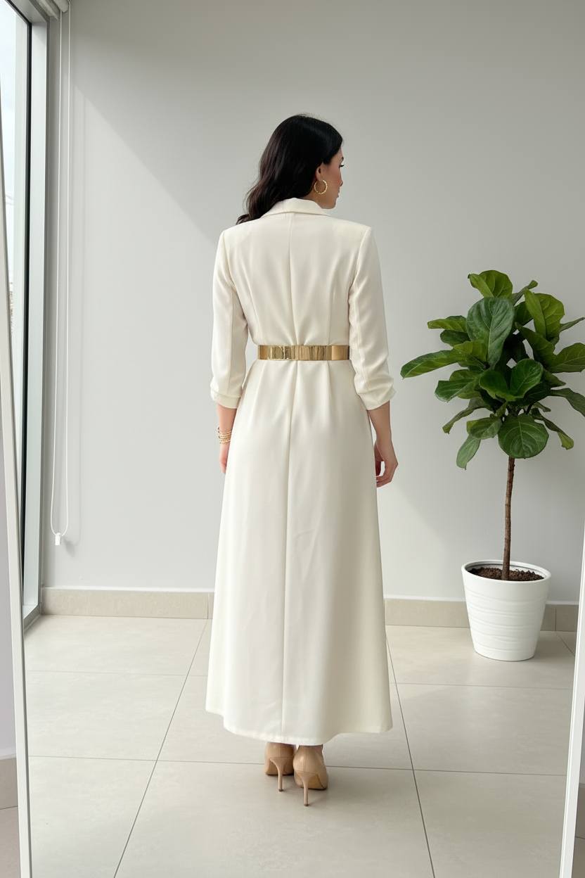 Vestido largo elegante cod.283
