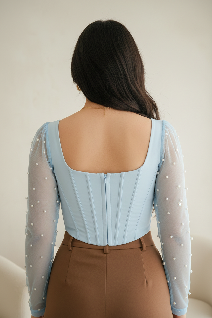 Blusa tipo corset cod.11172