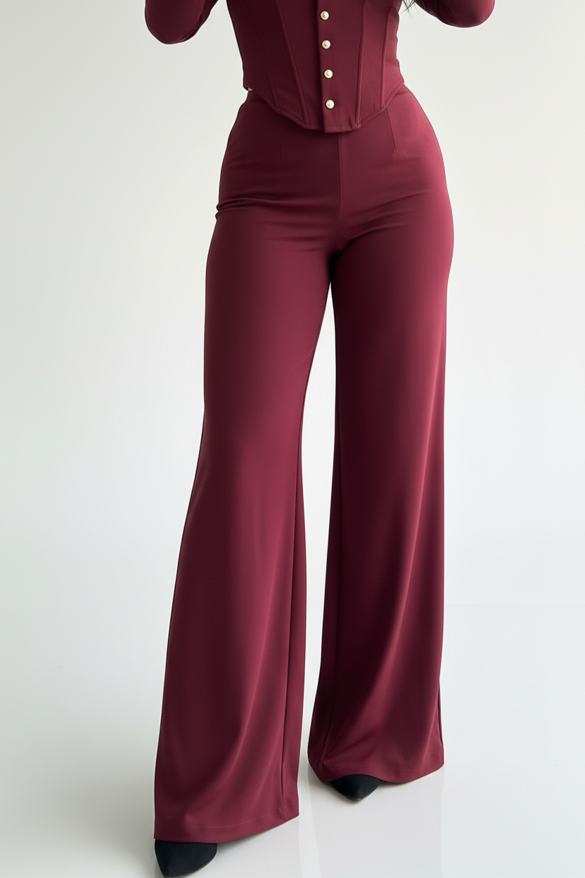 Conjunto Elegante Borgoña cod.326