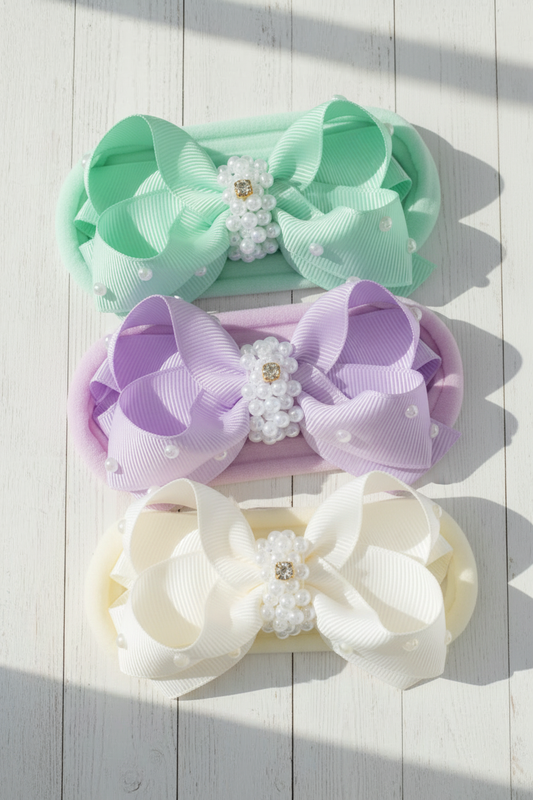 Set de 3 cintillos para las princesas. Cod.0001