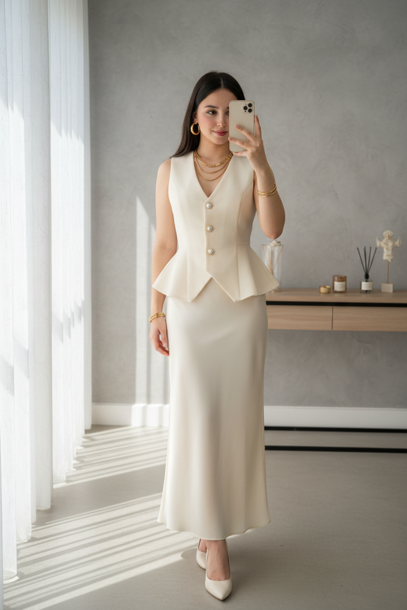 Conjunto formal elegante modelo exclusivo cod. 109