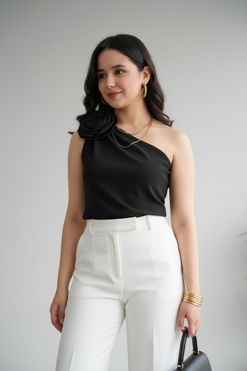 Blusa corte asimétrico cod.220