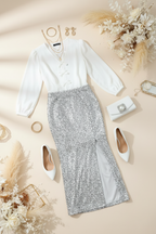 Falda de lentejuelas cod.1040
