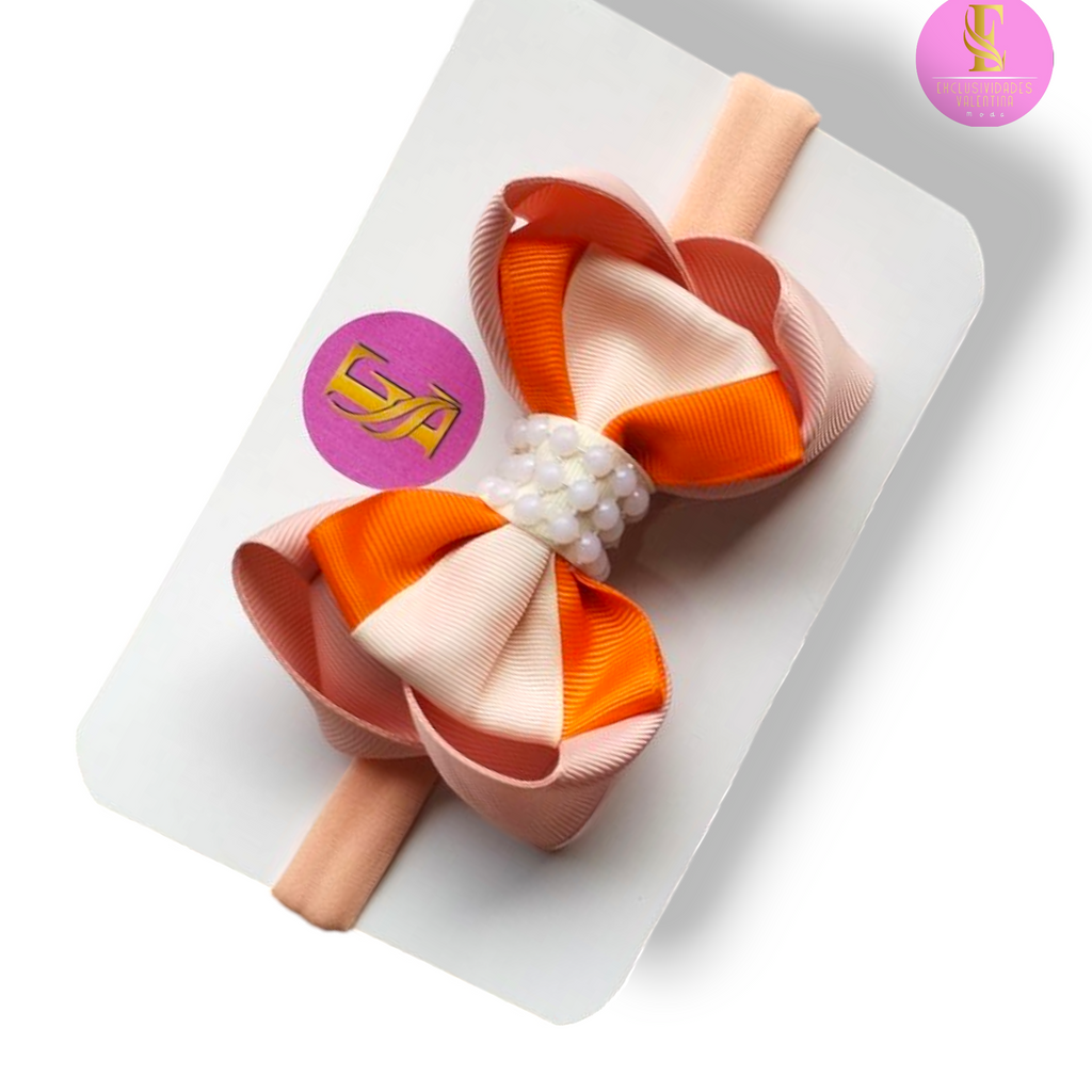 🎁Cajita de accesorios con 3 cintillos Personalizados.