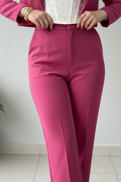 Set de 3 piezas, bleizer, corset más pantalón formal cod.176