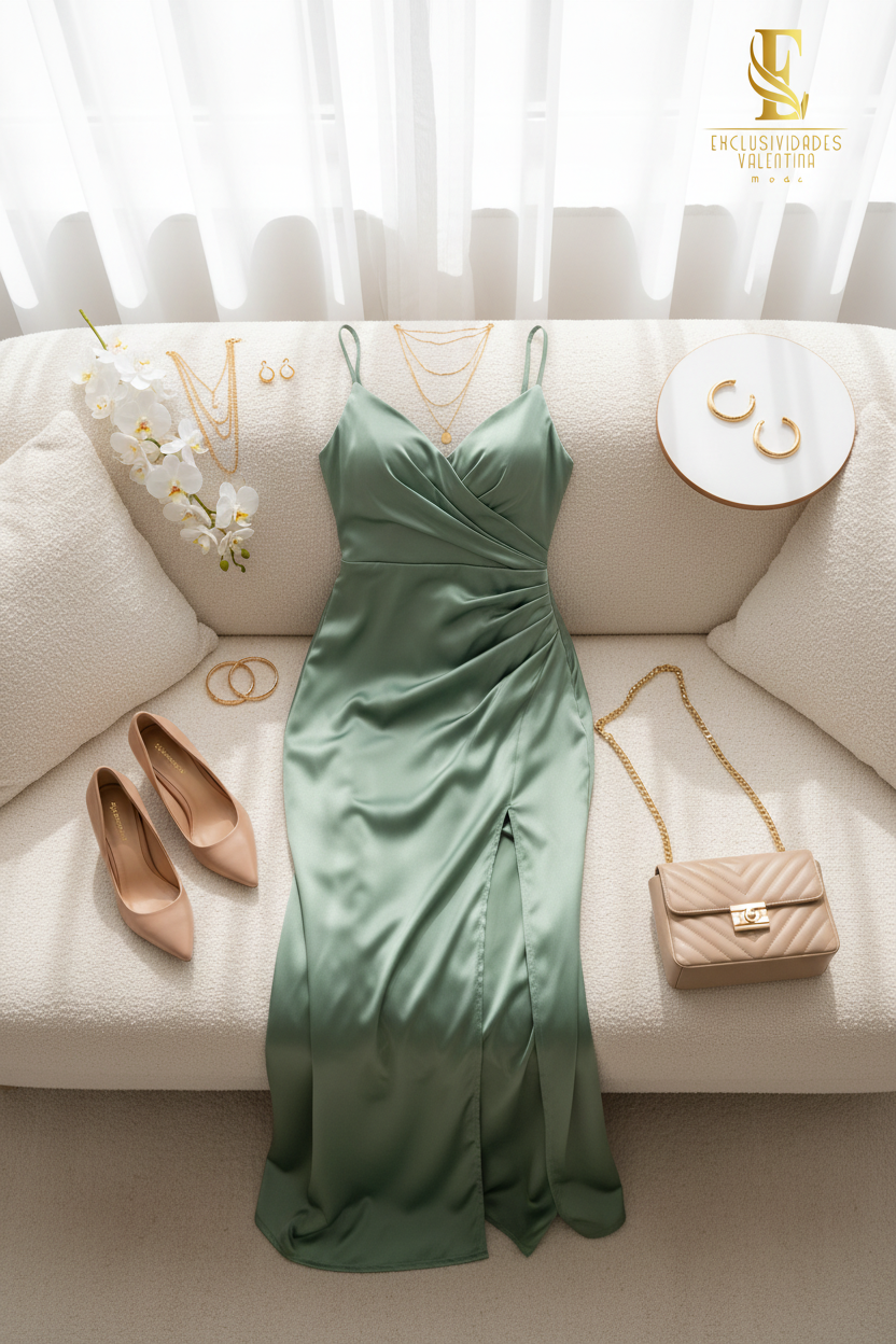 Vestido largo elegante cod.286