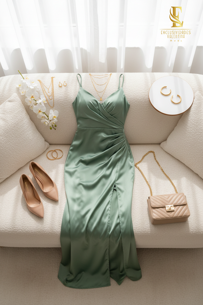 Vestido largo elegante cod.286