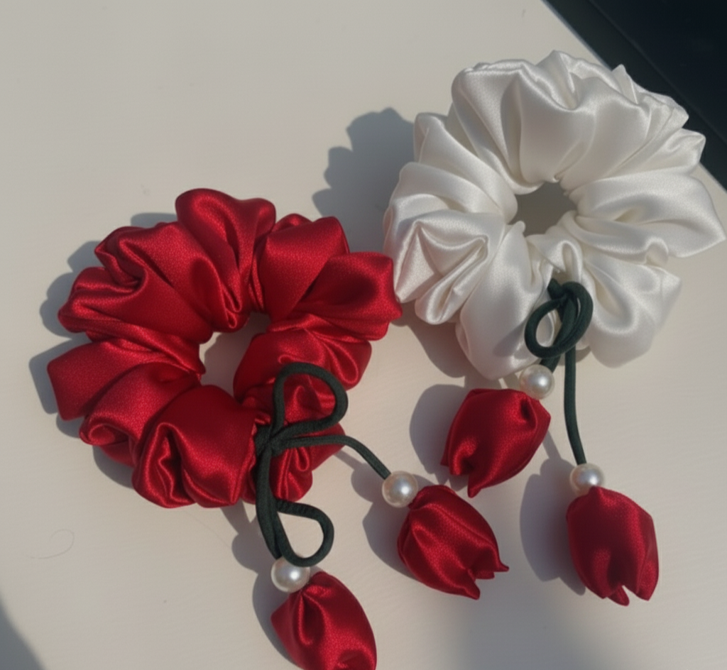 Set de 2 scrunchies