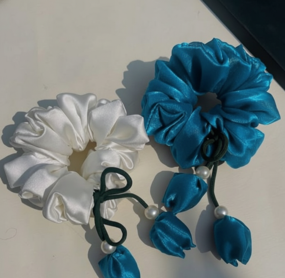 Set de 2 scrunchies