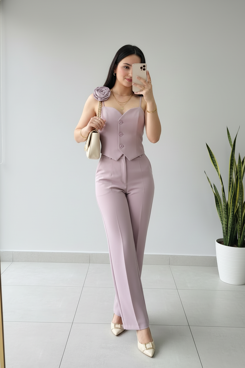 Conjunto formal elegante y exclusivo cod.185