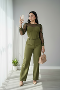 Conjunto Verde Olivo cod.746
