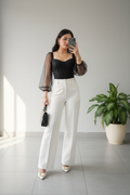 Conjunto formal pantalón sastre más corset cod.222