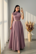 Vestido Malva Rosa D cod.00161