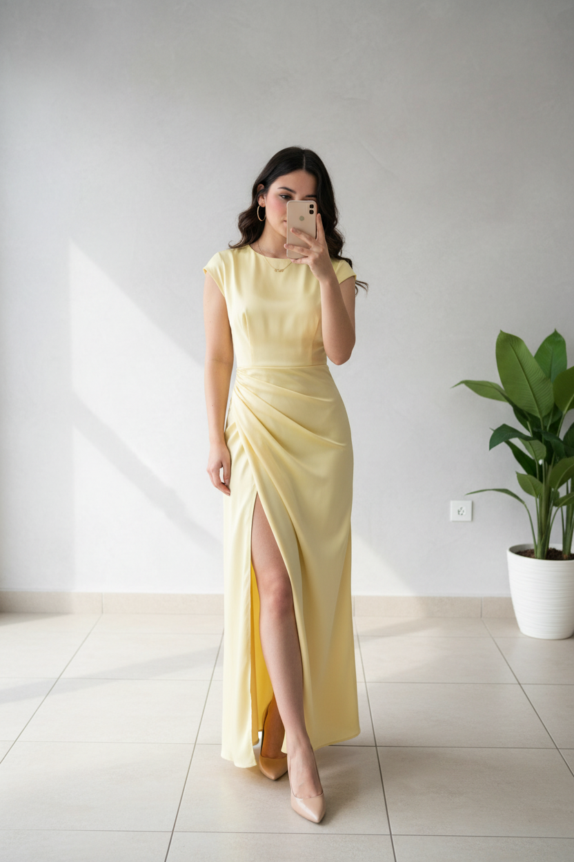 Vestido elegante en ceda cod.249