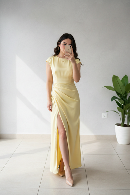 Vestido elegante en ceda cod.249