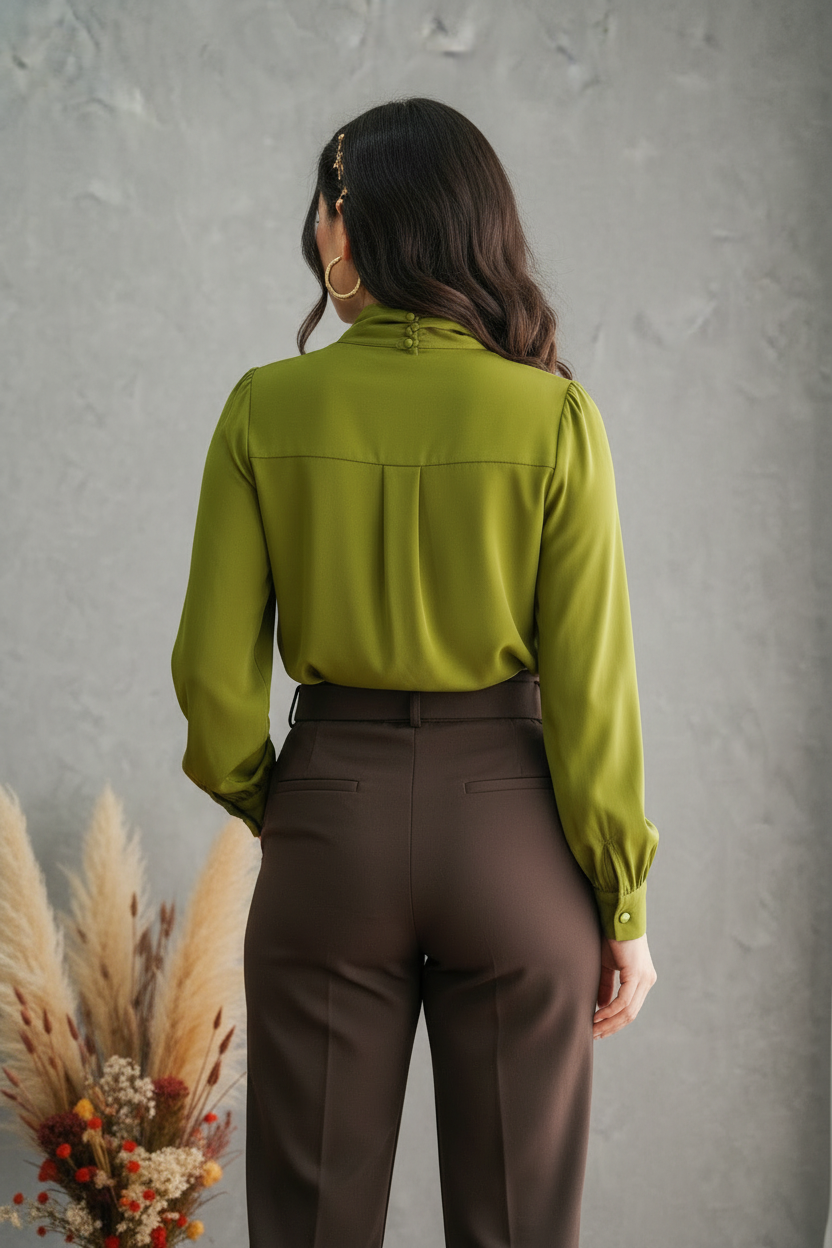 Hermosa blusa formal elegante cod.124
