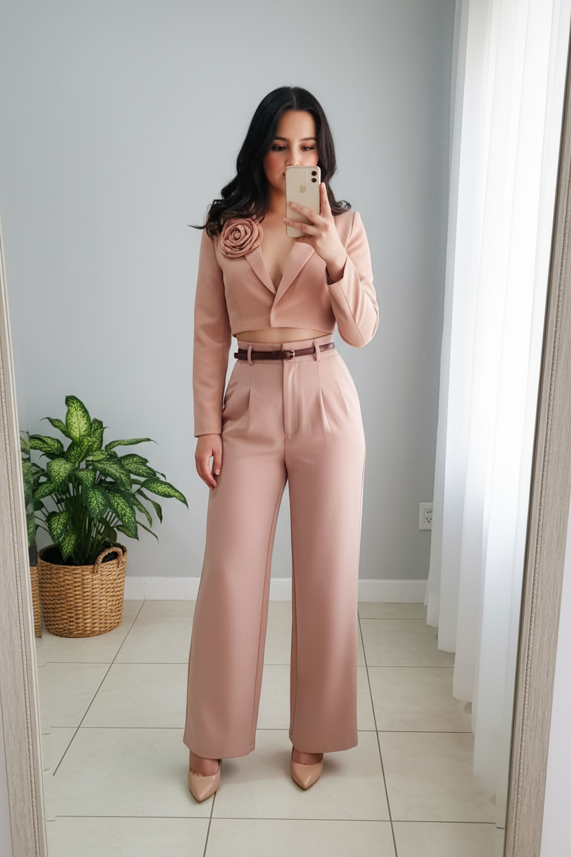 Conjunto  Rosa Palo cod.00150