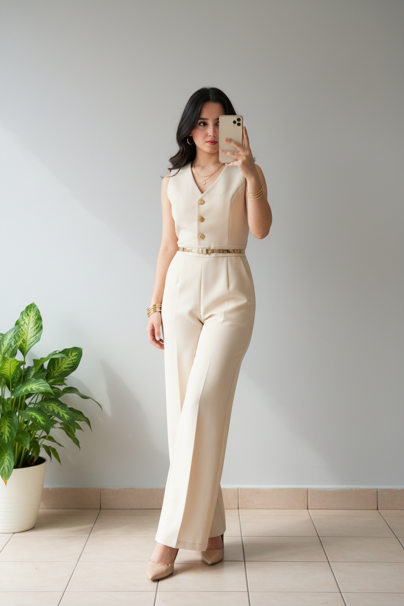 Enterizo formal elegante cod.256