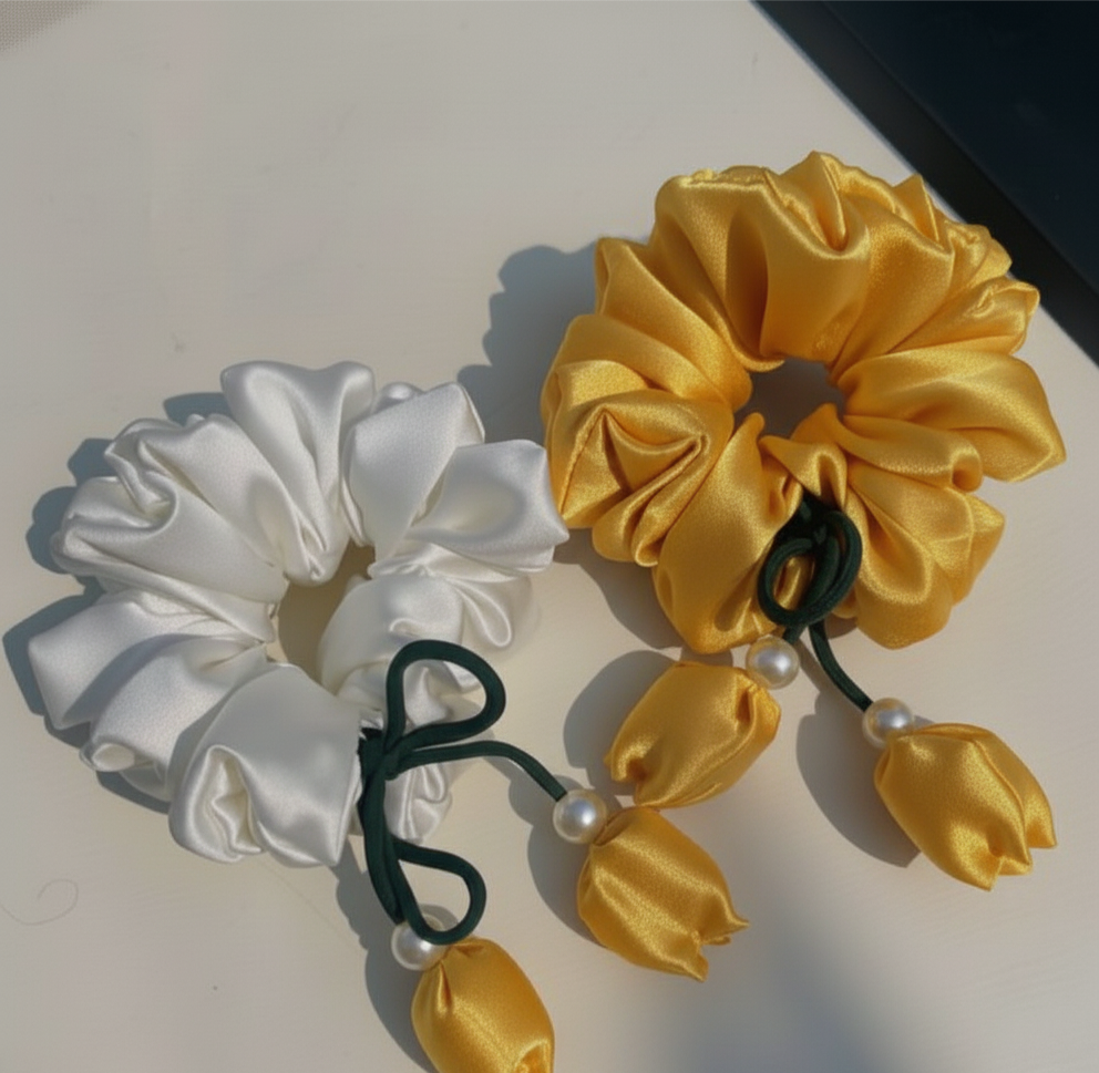 Set de 2 scrunchies