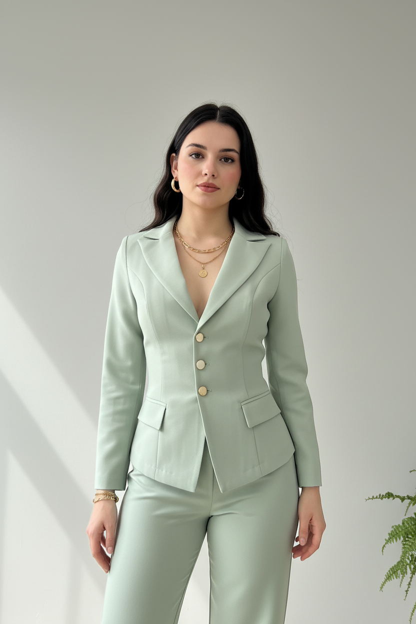 Set de 2 piezas conjunto formal elegante cod.202