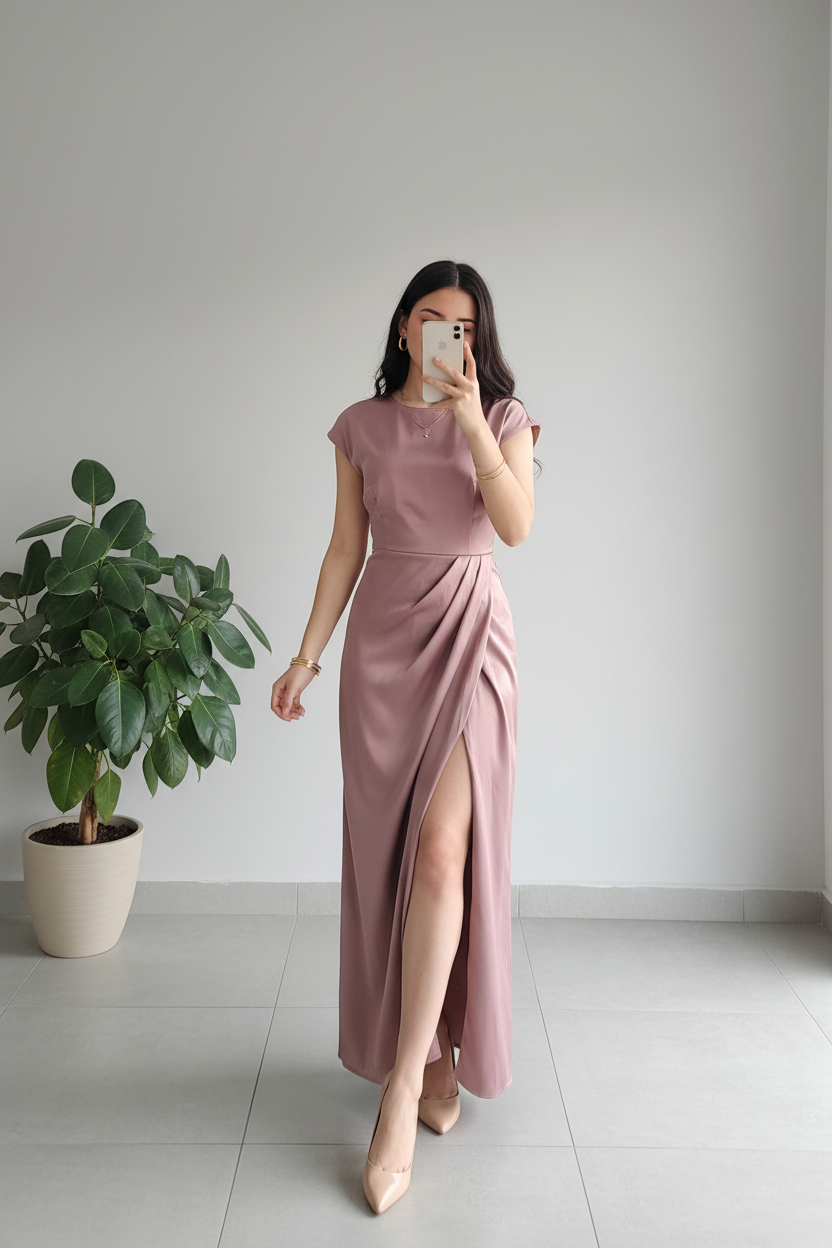 Vestido elegante en ceda cod.249